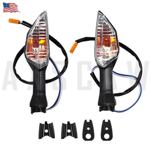 Front/Rear Turn Signal Lights Fit For KAWASAKI NINJA 250 300 400 650 Z650 Z900 - Picture 1 of 6