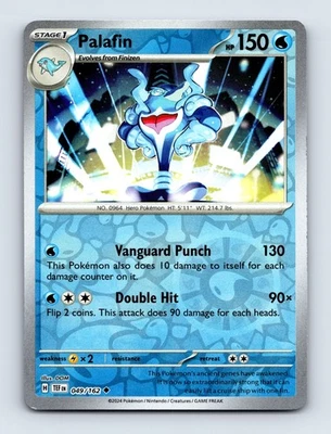 Palafin Reverse Holo SV05: Temporal Forces 049/162 NM/LP - Image 1 of 2