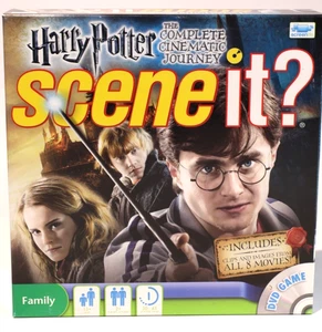 Harry Potter Scene It Complete Cinematic Journey DVD Board Game All 8 Movies - Picture 1 of 6