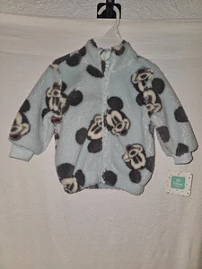 Disney Junior Mickey Mouse Fleece Zip Up 12 months - Picture 1 of 6