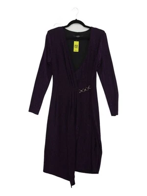 Star by Julien Macdonald A-Line Midi Dress UK12 in Purple - Image 1 of 4