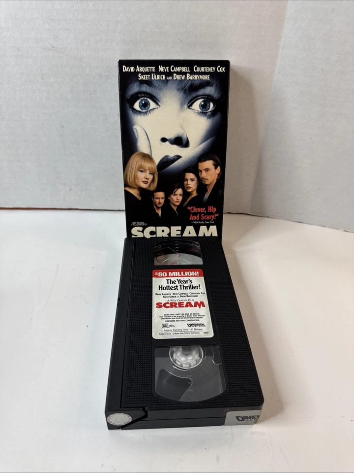 Scream Demo Tape Screener VHS Promo Wes Craven RARE Foto 1 de 4