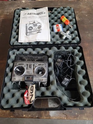 Airtronics Vanguard FM 72mhz RC Remote Control Model Airplane Transmitter LOT - Image 1 of 4