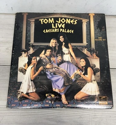 Tom Jones Live at Caesars Palace Las Vegas - Double Vinyl Record LP Album 1971 - Image 1 of 4