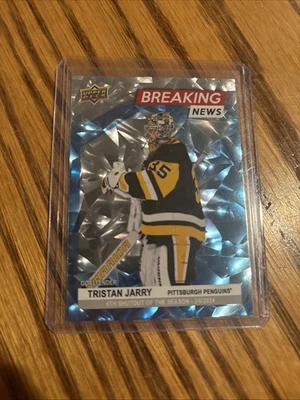 2024-25 Upper Deck Series 1 - Breaking News Tristan Jarry #BN-7 - Image 1 of 2