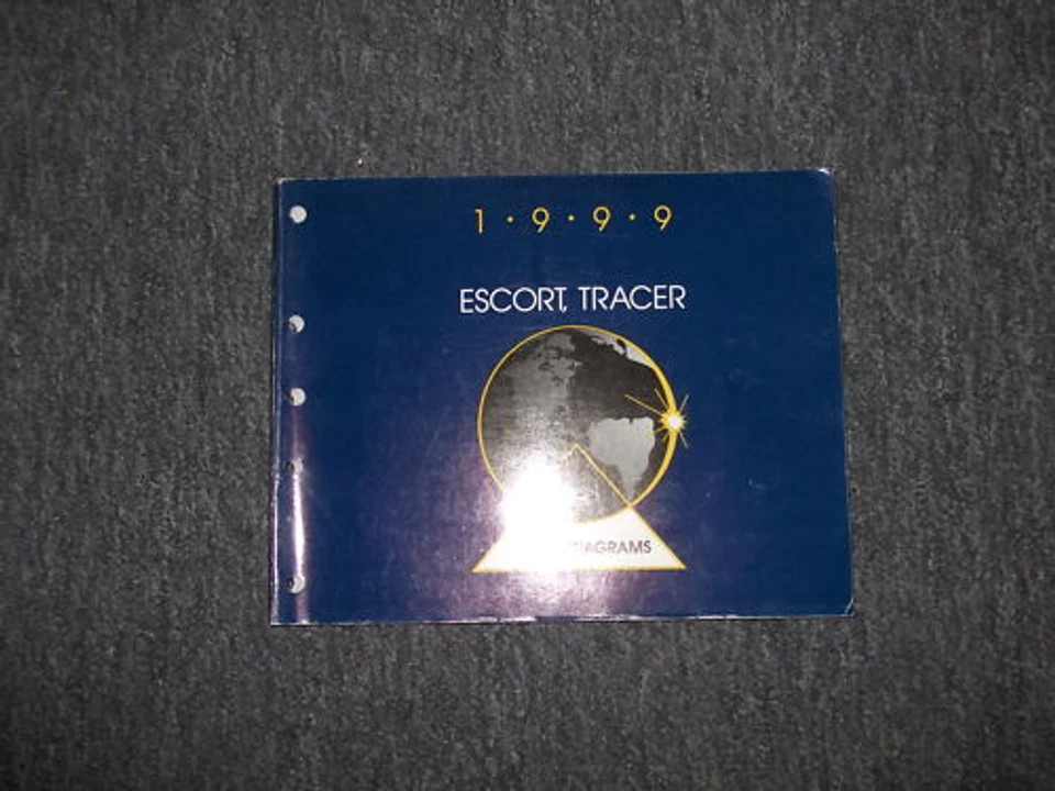 1999 Mercury Tracer Ford Escort Eléctrico Cableado Tienda Servicio Manual X - Imagen 1 de 1