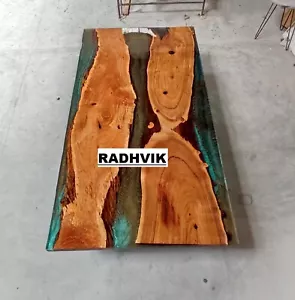 Wood Resin Table, Epoxy Table, Epoxy Resin Table, Resin River Table, River Table - Picture 1 of 11