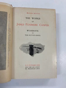 OA9) The Works of James Fenimore Cooper Mohawk Edition Wyandotte Hutted Knoll - Imagen 1 de 3