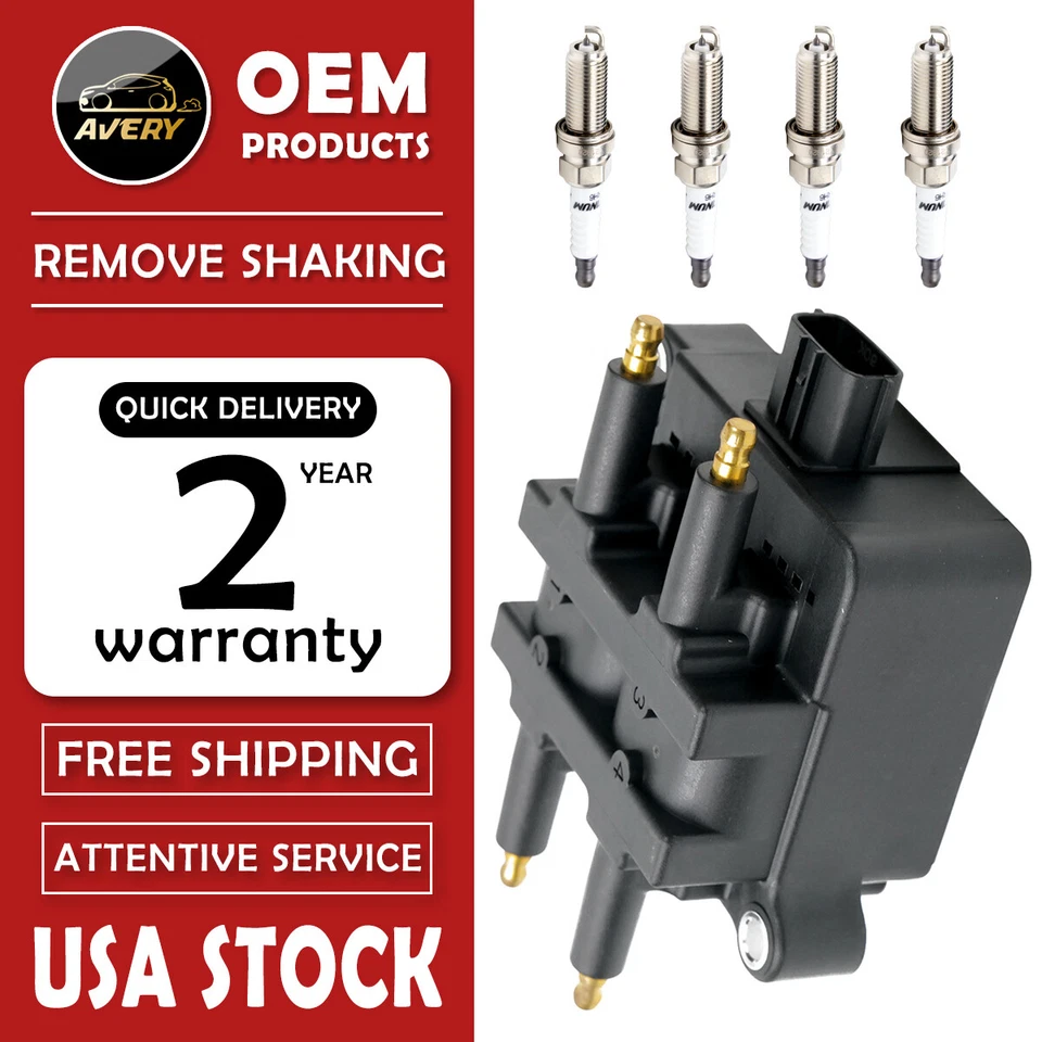 Ignition Coil + Spark Plug For 98-06 Subaru Outback Baja Forester Impreza Legacy Foto 1 de 4