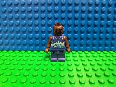 LEGO Karl Malone Minifigure #32 3564 NBA Utah Jazz CMF Lot nba012 Rare Retired  - Image 1 of 4