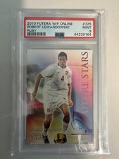 2010 Futera W/F Online ROBERT LEWANDOWSKI PSA 9 Soccer RUBY card POLAND #725