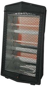 ELECTRIC SPACE HEATER 500-1500W Quartz Black/White Available - Picture 1 of 14