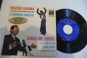 RAFAEL FARINA 45T EP SENDAS DEL VIENTO / VIRGEN MARINERA. ODEON SPAIN. 7" - Imagen 1 de 2