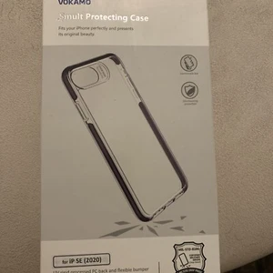 vokamo clear black case for iphone SE (2020) - Imagen 1 de 6