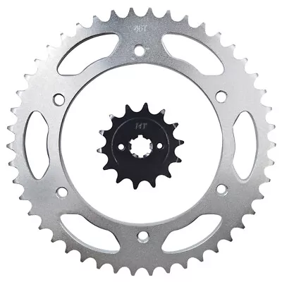 For Hyosung GT250R Sport Comet GV250 2004-2007 14-46T Front Rear Sprocket Kit - Image 1 of 2