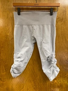 Women "Lululemon" high waist capri cinched leggings No Size Waist is12.5" - Picture 1 of 2