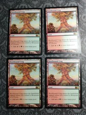 4x Rootbound Crag NM-Mint, English Commander M11 MTG Magic