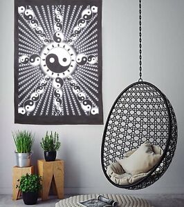 Tapestry Mandala Wall Hanging Boho Cotton Poster Twin Queen Tapestry Home Decor