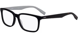 Hugo Boss Men's Matte Black Havana Rectangular Eyeglass Frame - HG0267 00AM 16 - Picture 1 of 3