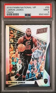 RARE! PSA 9 2018 Panini The National VIP - Prizm #59 LeBron James /99 🔥 POP 8! - Picture 1 of 2