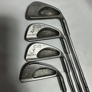 4 Ping Karsten-I Black Dot Irons Right Handed 2 3 4 6 Vintage Golf - Picture 1 of 19
