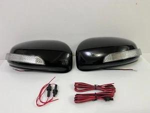 Glossy Black Side Mirror Cover W/LED Turning light For '09-'16 INFINITI FX35 - Picture 1 of 6