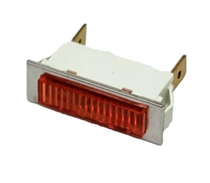 (1x) Solico - Amber - Rectangular Incandescent Indicator Light - .250" QC - Picture 1 of 3