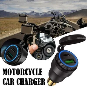 Chargeur double USB prise Hella DIN pour moto BMW Ducati 2024 - Photo 1/15