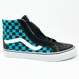 gray and teal vans