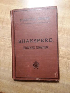 Buch: Literaturgrundierungen - Shakespere von Edward Dowden - Bild 1 von 4