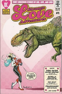 DC Comics Strange Love Adventures #1 fast neuwertig Harley Quinn T-Rex 8 Geschichten - Bild 1 von 2