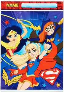 DC SUPER HERO NIÑAS x8 BOLSAS DE BOTÍN Cumpleaños Fiesta Niñas Regalo Bolsas de regalos - Imagen 1 de 2