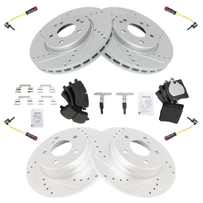 Kit de frenos de disco delanteros y traseros para Mercedes-Benz C240, C320, CLK320, C280, C350, Foto 1 de 4