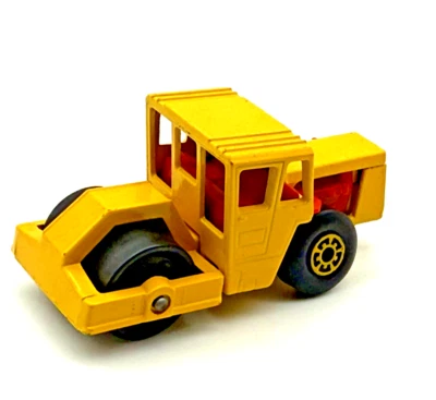 Rodillo de varilla superrápido Matchbox Lesney MB21 1973 amarillo como nuevo en pantalla de PVC Foto 1 de 4