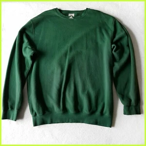 XL Adidas Vintage Pullover Sweatshirt RARE Green Crew Neck Shirt - Picture 1 of 3