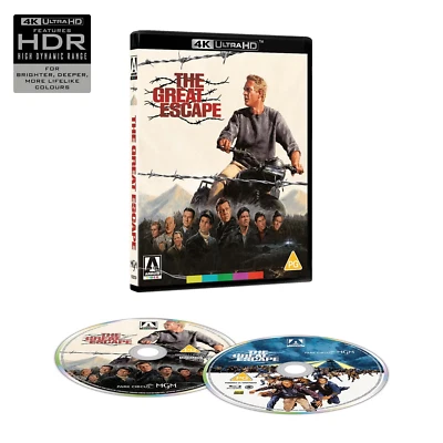 The Great Escape 4K UHD+Blu-ray (Steve McQueen) Region Free/B Inc Reg Post - image 1 of 4