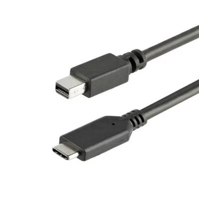 StarTech CDP2MDPMM1MB USB C To MDP Cable 4K 1M Black - Image 1 of 2