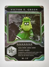 2021-22 MVP Mascot Gaming Cards #M-10 Victor E. Green - Dallas Stars