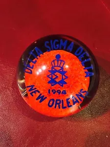 Delta Sigma Delta Fraternity 1994 New Orleans Paper Weight Paperweight - Picture 1 of 4