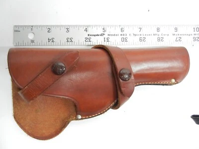 Vintage Red Head Leather Holster 1210 DB 4 1/2 Brown - Image 1 of 4