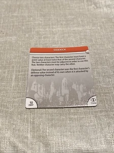 Heroclix Sidekick #IF004 Feat Card USED DC Icons - Picture 1 of 2