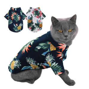 Chemise Plage pour petit chien chat animal chiot Vêtement pull Gilet Chihuahua