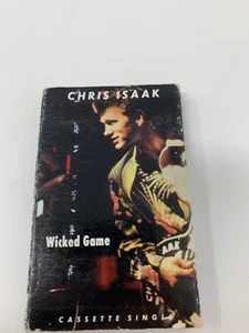 Chris Isaak Cassettes Wicked Game Audio Tape Single 1989 J1 - Picture 1 of 5