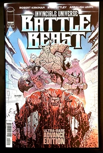 INVINCIBLE UNIVERSE - BATTLE BEAST #2 ULTRA-RARE ADVANCED EDITION (NM+) FOIL - Picture 1 of 2