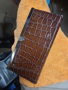 NARMI croc long wallet - Picture 1 of 4