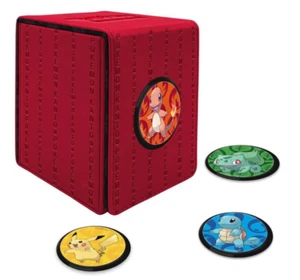 KANTO Pokemon Ultra Pro Alcove Click Deck Protector Flip Box - Magnet Closure - Picture 1 of 4