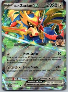 Hop's Zacian ex 111/159 Double Rare SV09: Journey Together - Picture 1 of 2