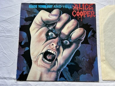 Alice Cooper  - Raise Your Fist And Yell Vinyl LP  MCA Stereo MCF 3392 A1 - Image 1 of 4