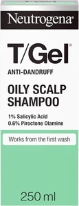 Neutrogena T/Gel Anti Schuppen Shampoo für fettige Kopfhaut und Haare (1x 250ml), täglich - Bild 1 von 5