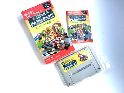 Super Mario Kart W/Box Used Game Good Nintendo Super Famicom SFC SNES Japan JP - Image 1 of 4
